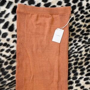 Tularosa Warm Brown Midi Skirt